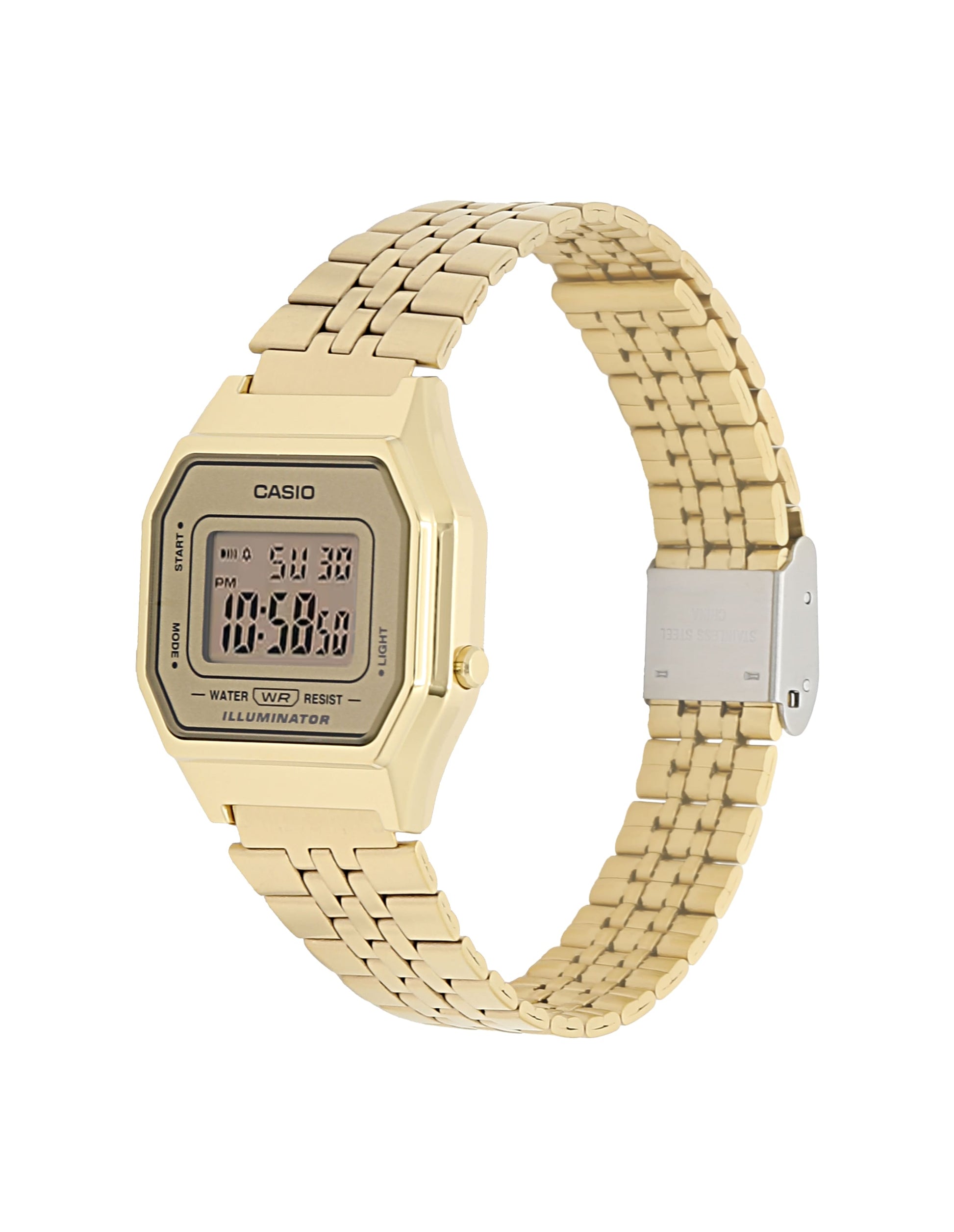 Casio LA680WGA-9VT | Gold Metal Vintage Watch