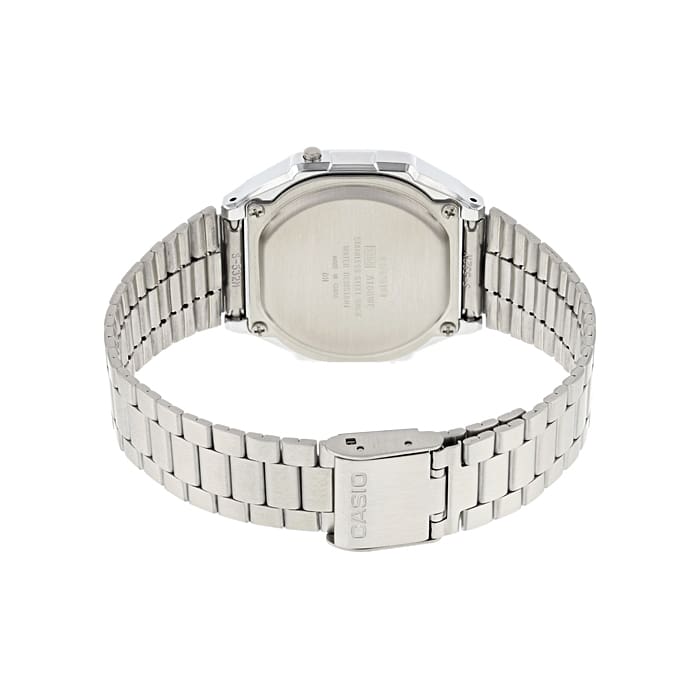 Casio A168WEM-1VT | Vintage Silver and Black Metal Watch