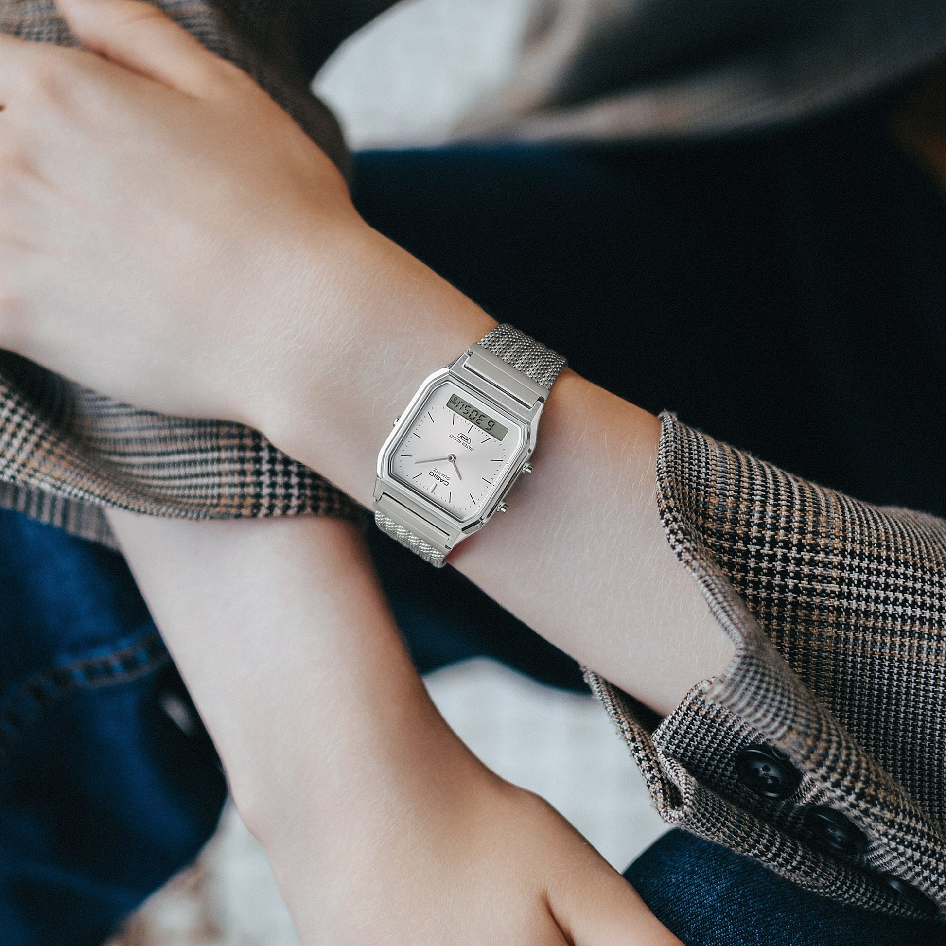 Casio AQ230EM-7A VINTAGE Silver