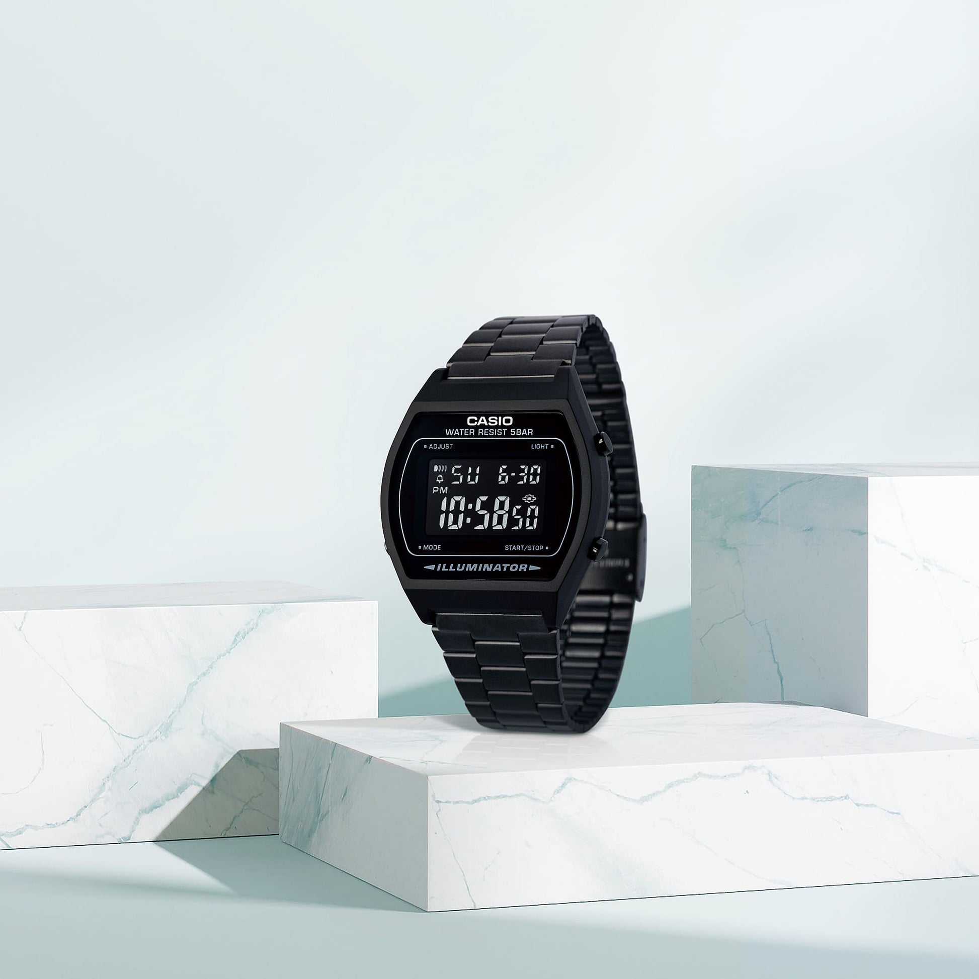 Casio B640WB-1BVT | Vintage All Black Watch