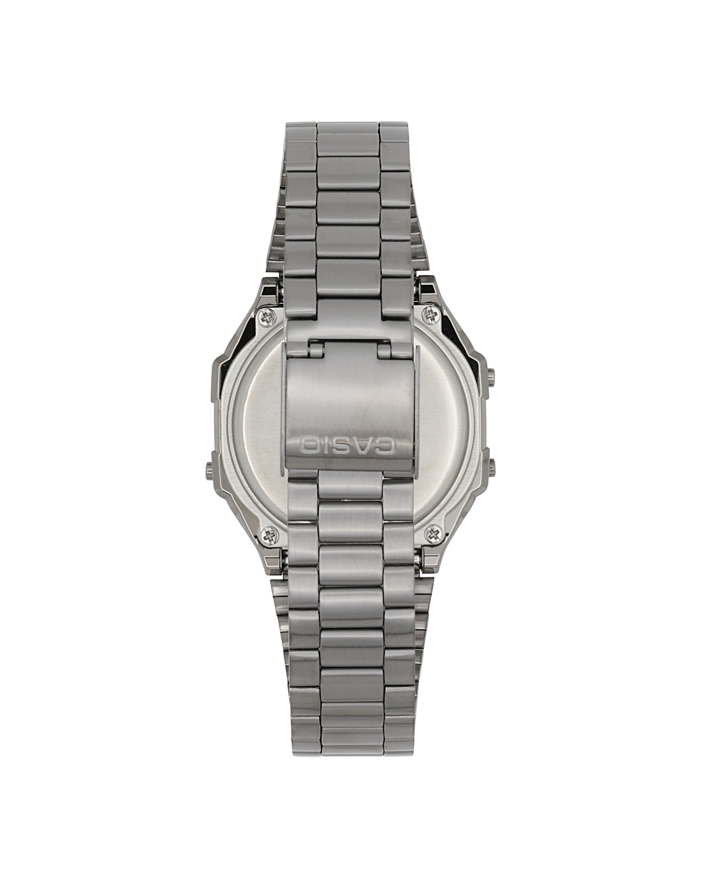 Casio A168WGG-1BVT | Vintage Silver and Black Metal Watch