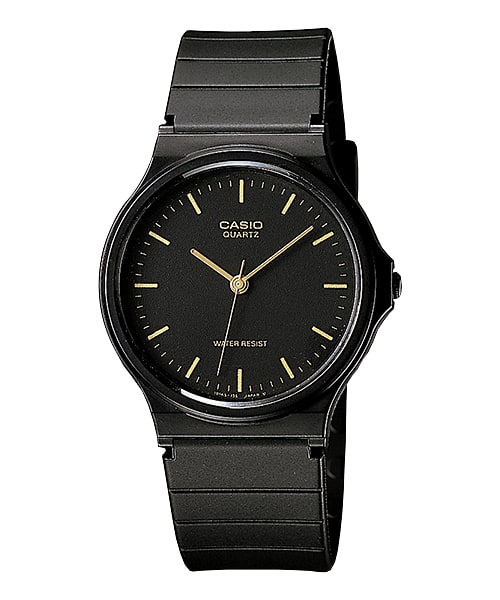 Casio MQ24-1E | All Black Men's Analog Water Resistant Watch