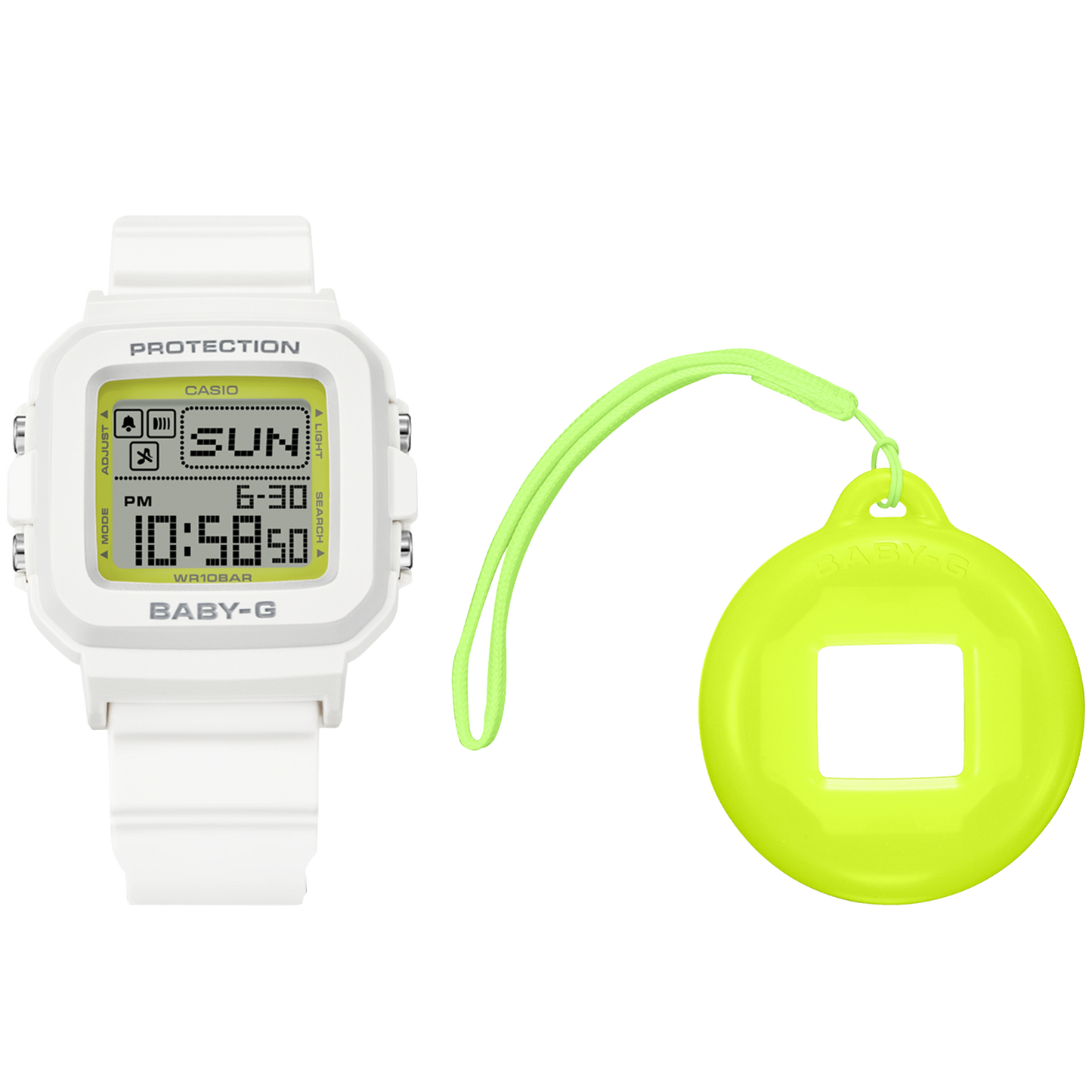 Casio BGD10K-7 | BABY-G DIGITAL White