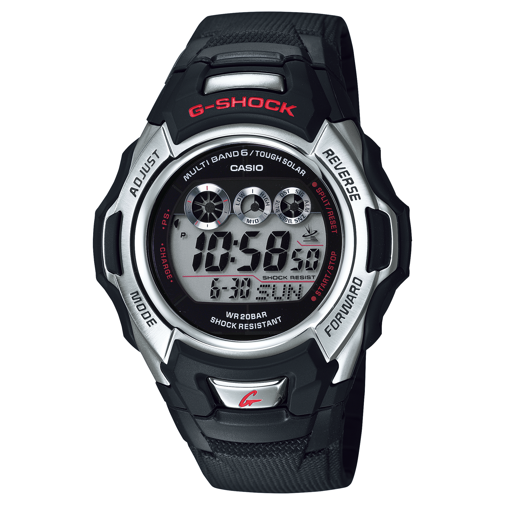 Casio GWM500A-1 | Silver Digital Watch - G-SHOCK