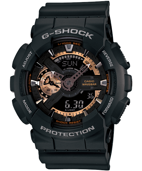 Casio GA110RG-1A | Analog-Digital Black Men's Watch G-SHOCK