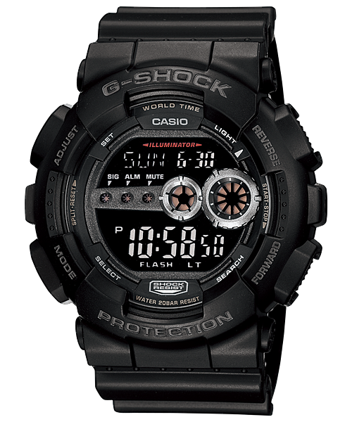 Casio GD100-1B | Black Digital Watch - G-SHOCK