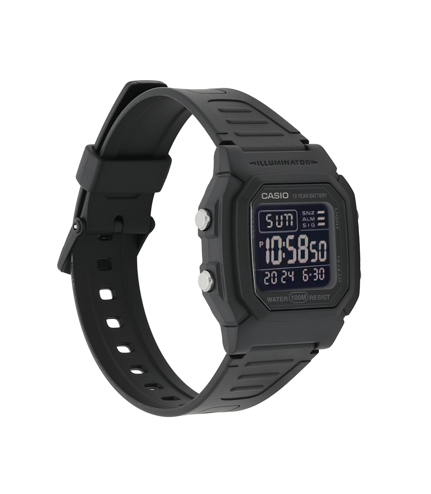 Casio W800H-1BV | Black Digital Watch