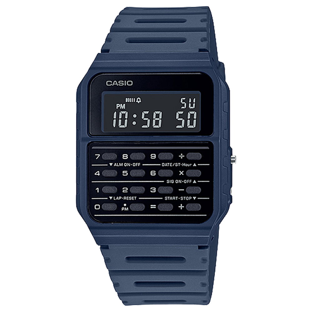 Casio CA53WF-2B | Navy Blue Data Bank Watch