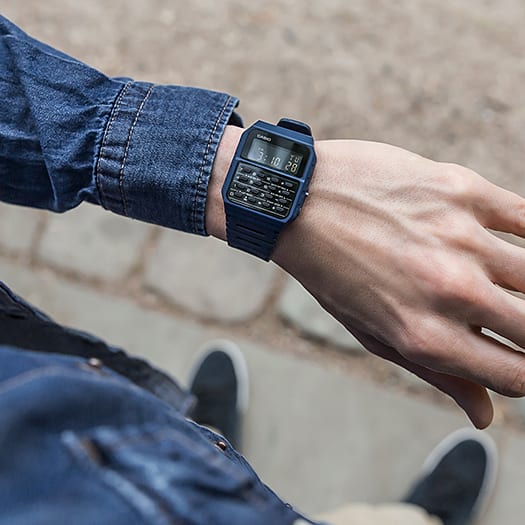 Casio CA53WF-2B | Navy Blue Data Bank Watch