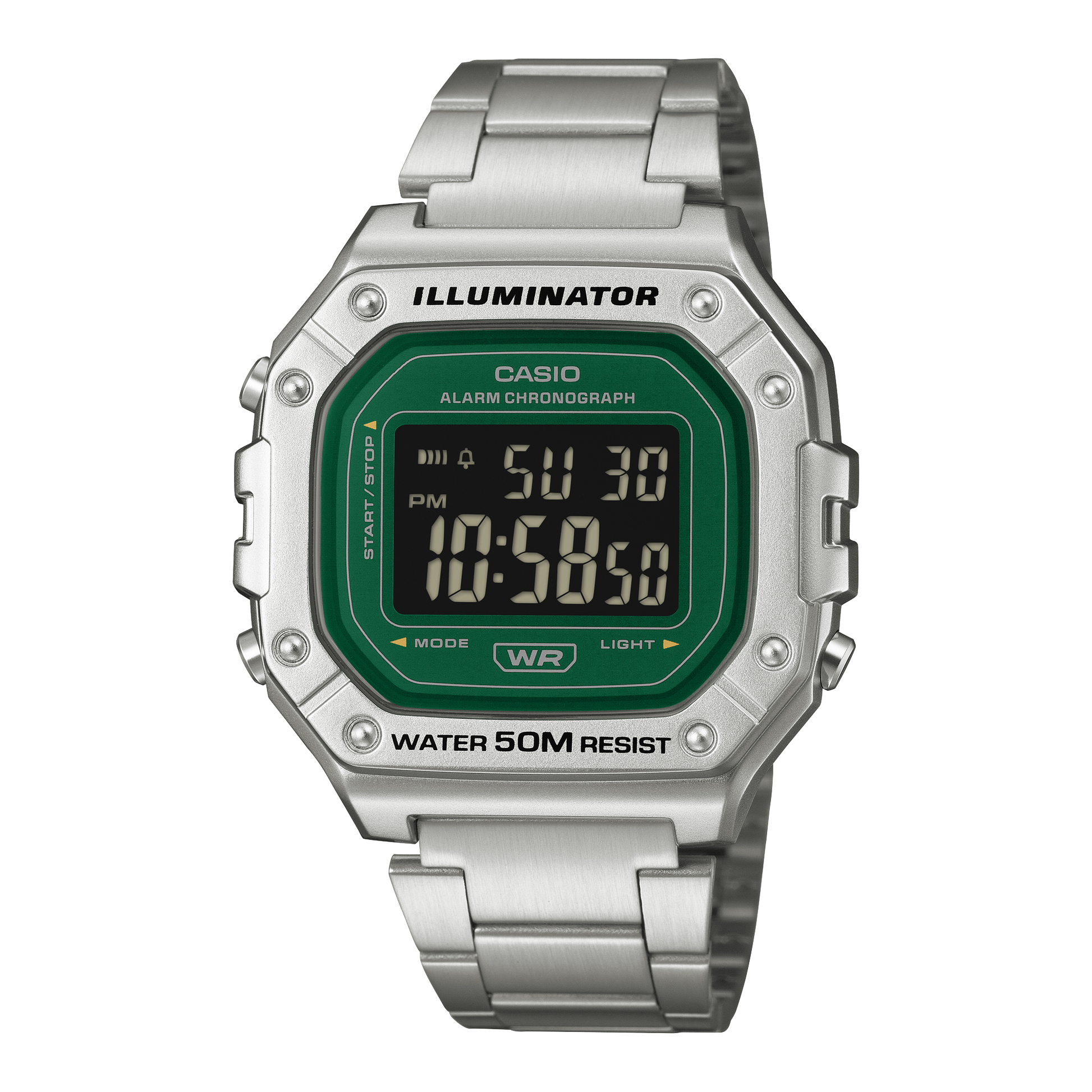 Casio W218HD-3AV Silver