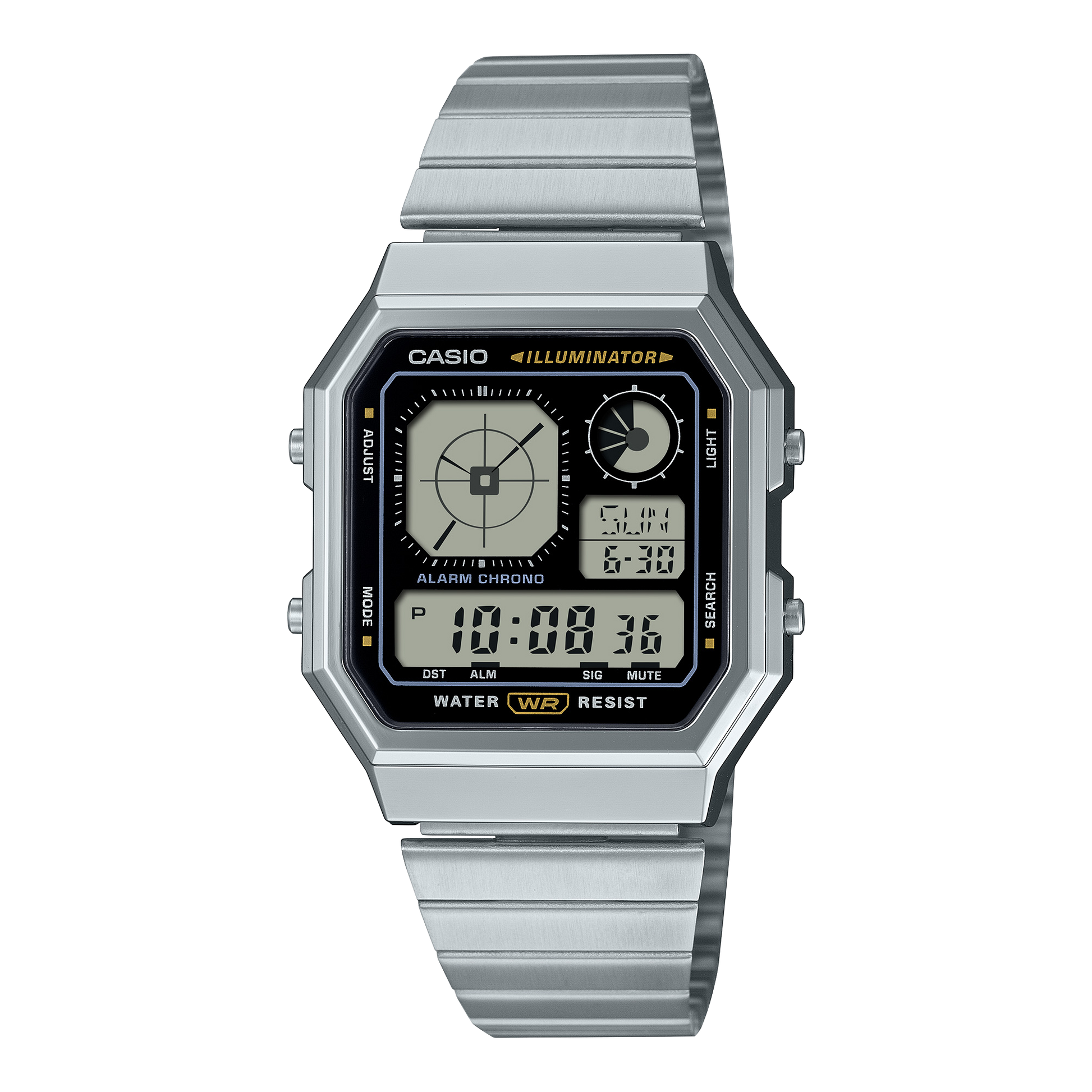 Casio A130WE-1A VINTAGE Silver