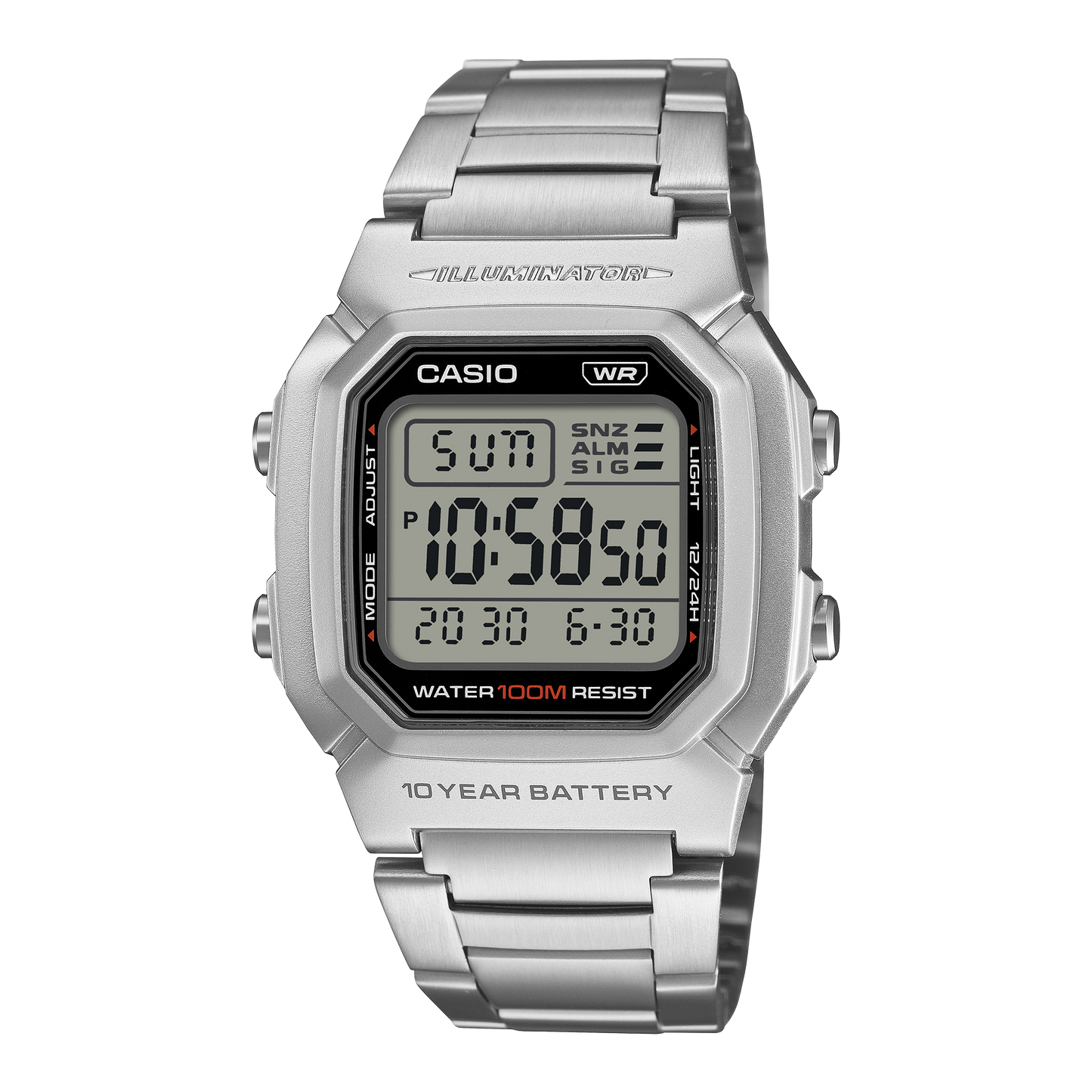 Casio W800HD-1AV Silver