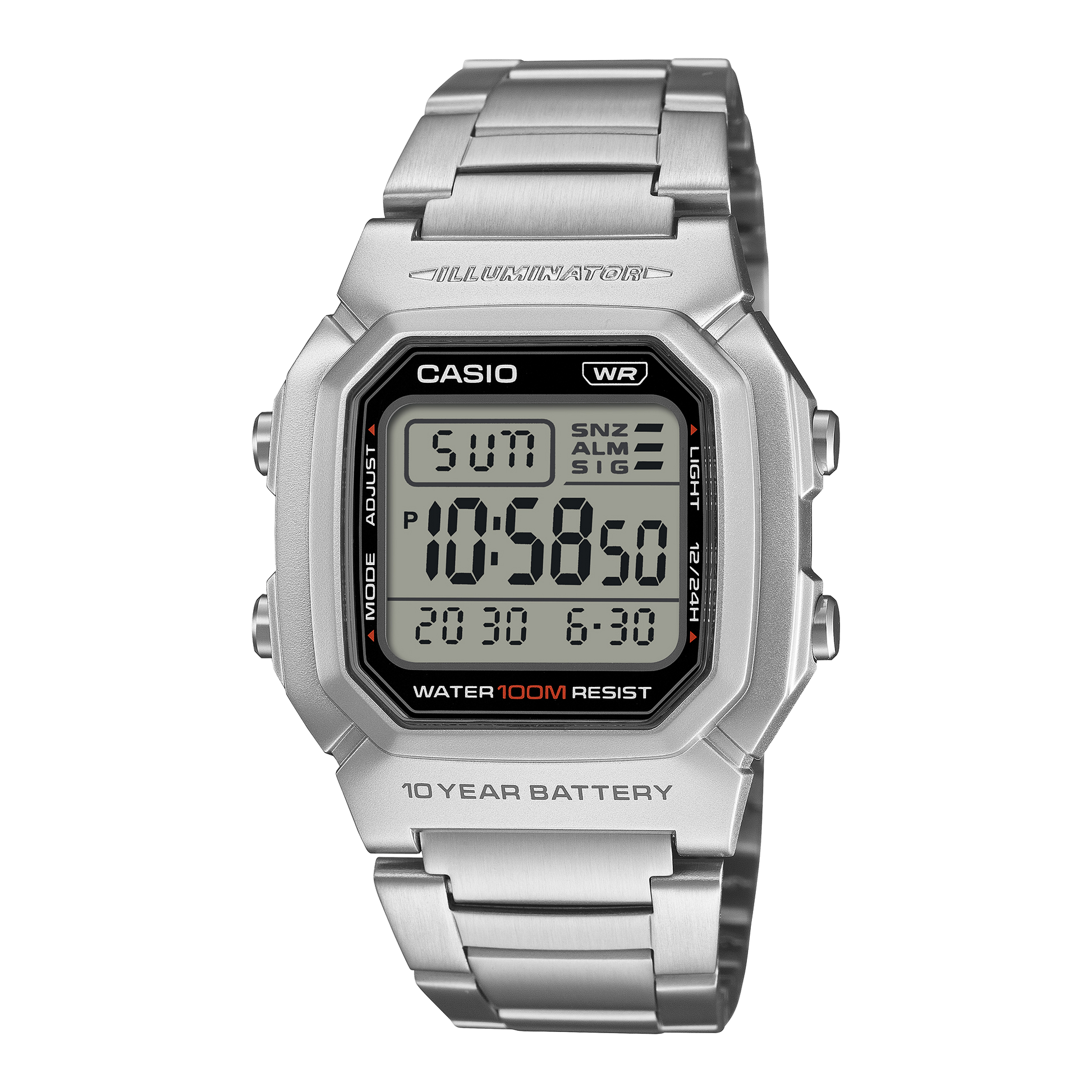 Casio W800HD-1AV Silver