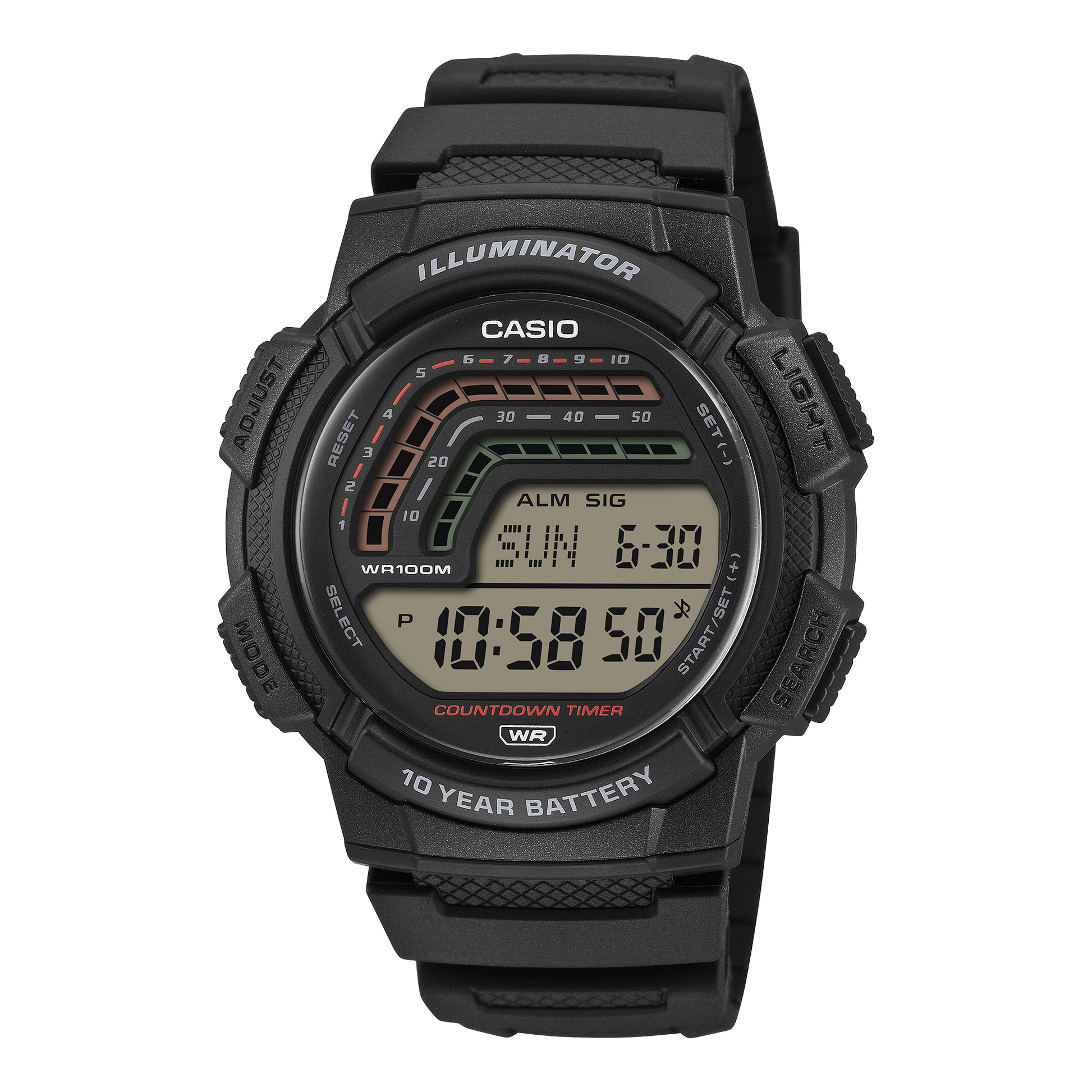 Casio WS1800-1AV Black