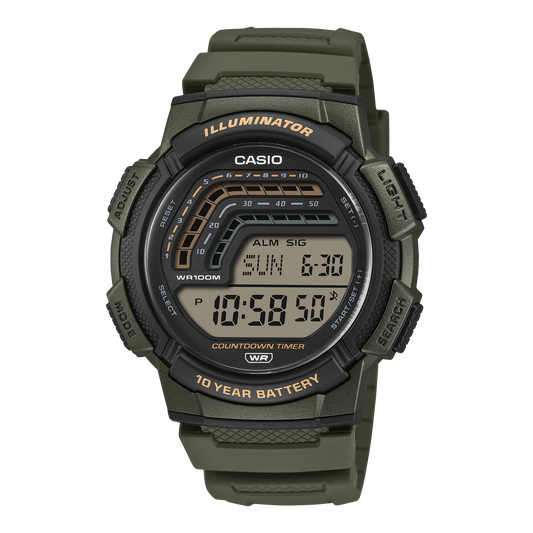Casio WS1800-3AV Black