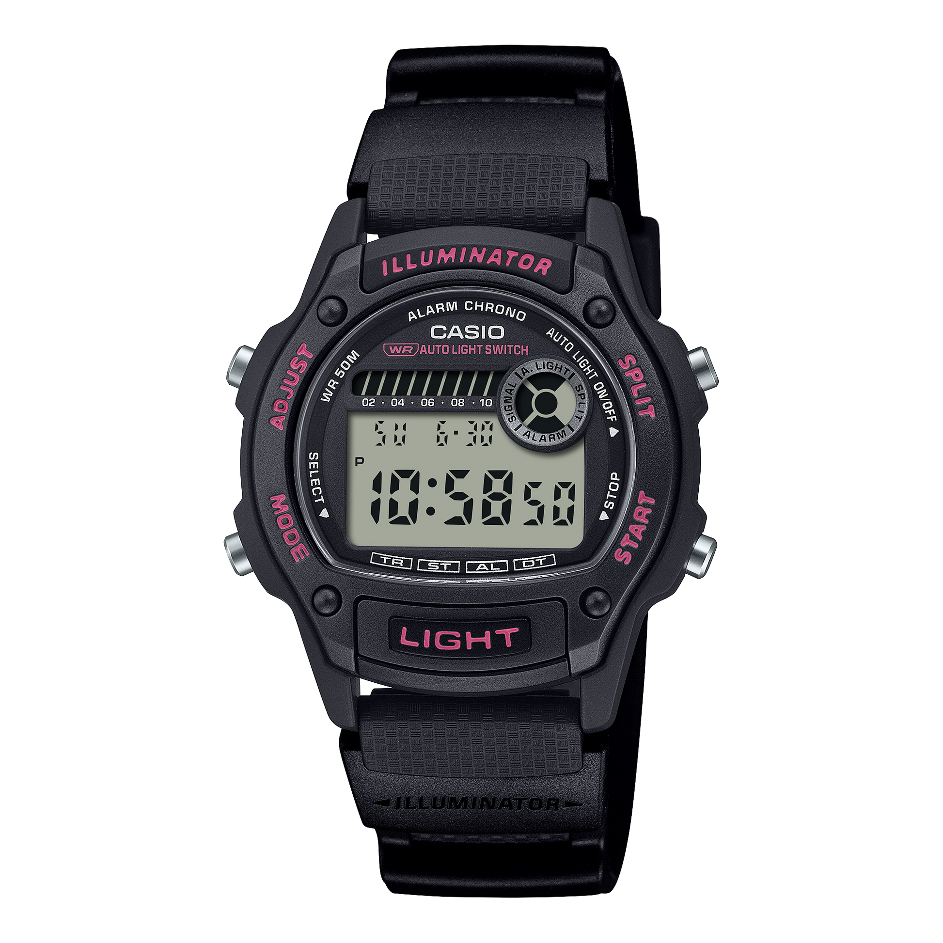 Casio W220H-1A2V Black