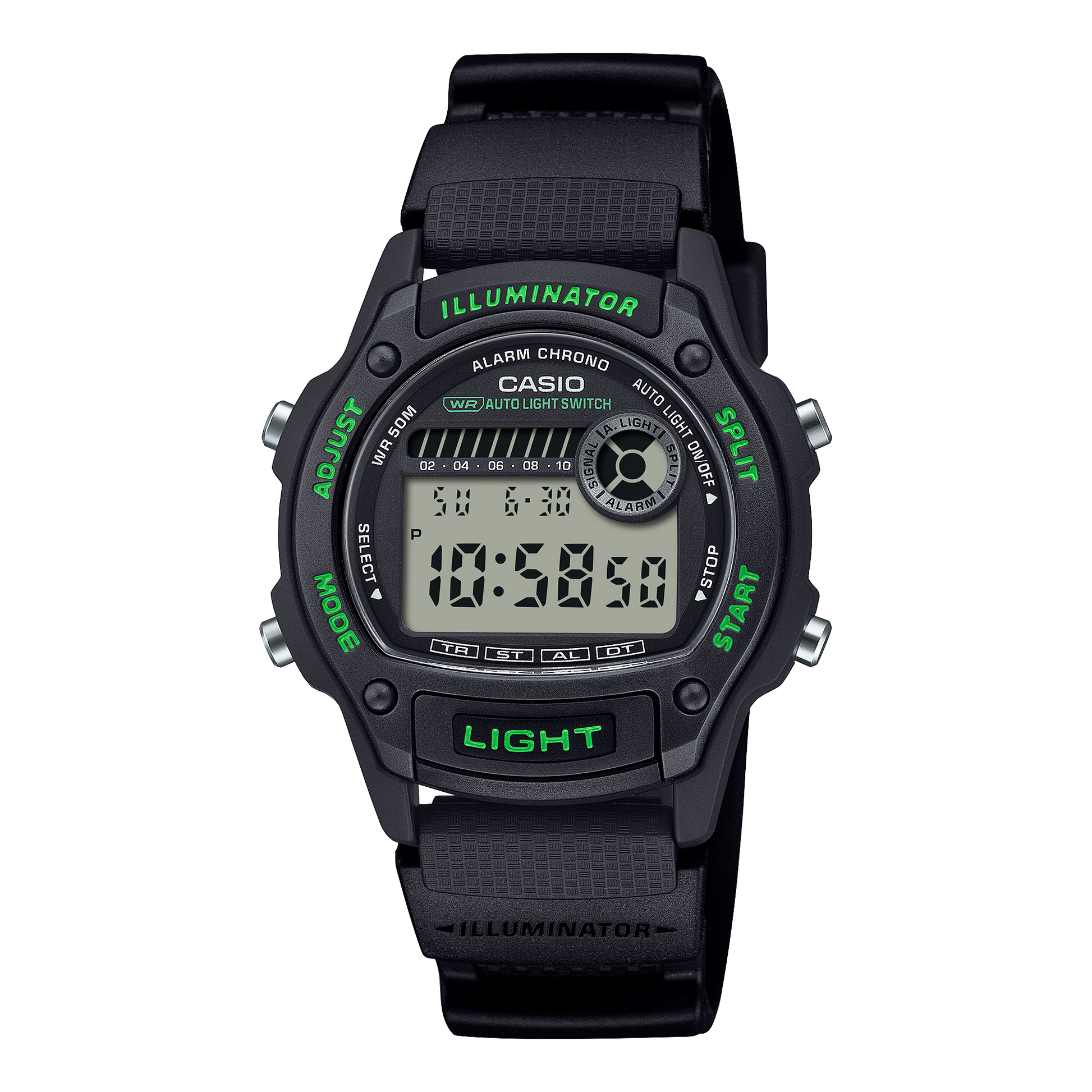 Casio W220H-1A3V Black