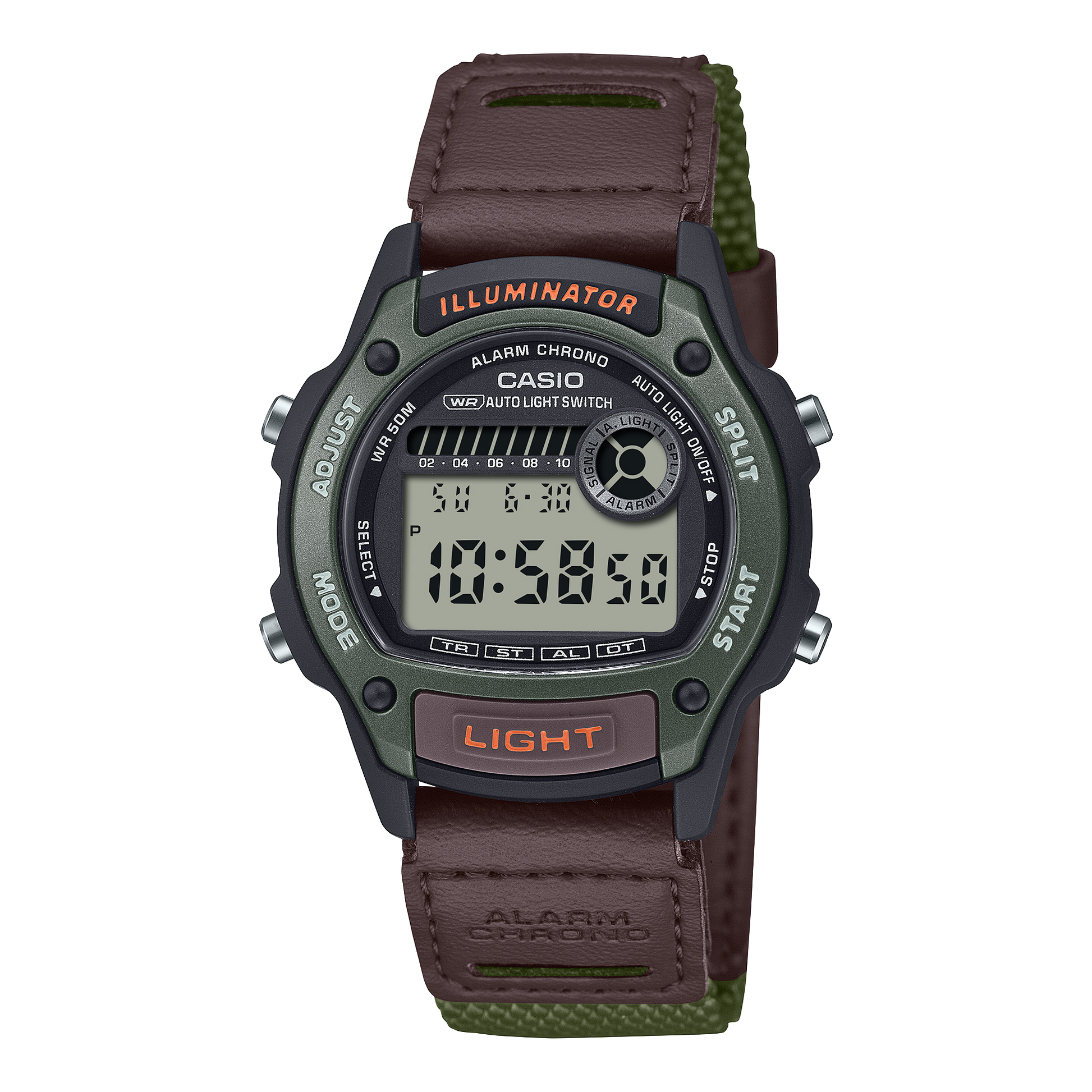 Casio W220HF-3AV Green