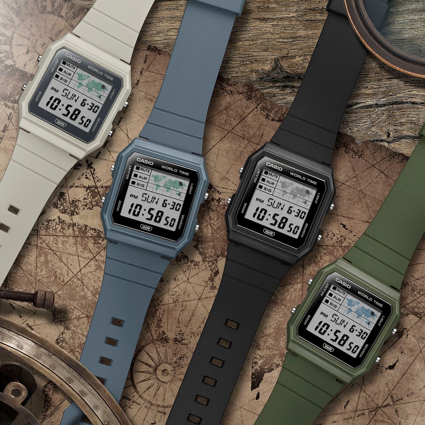 Casio LF30W-3A | POP Green