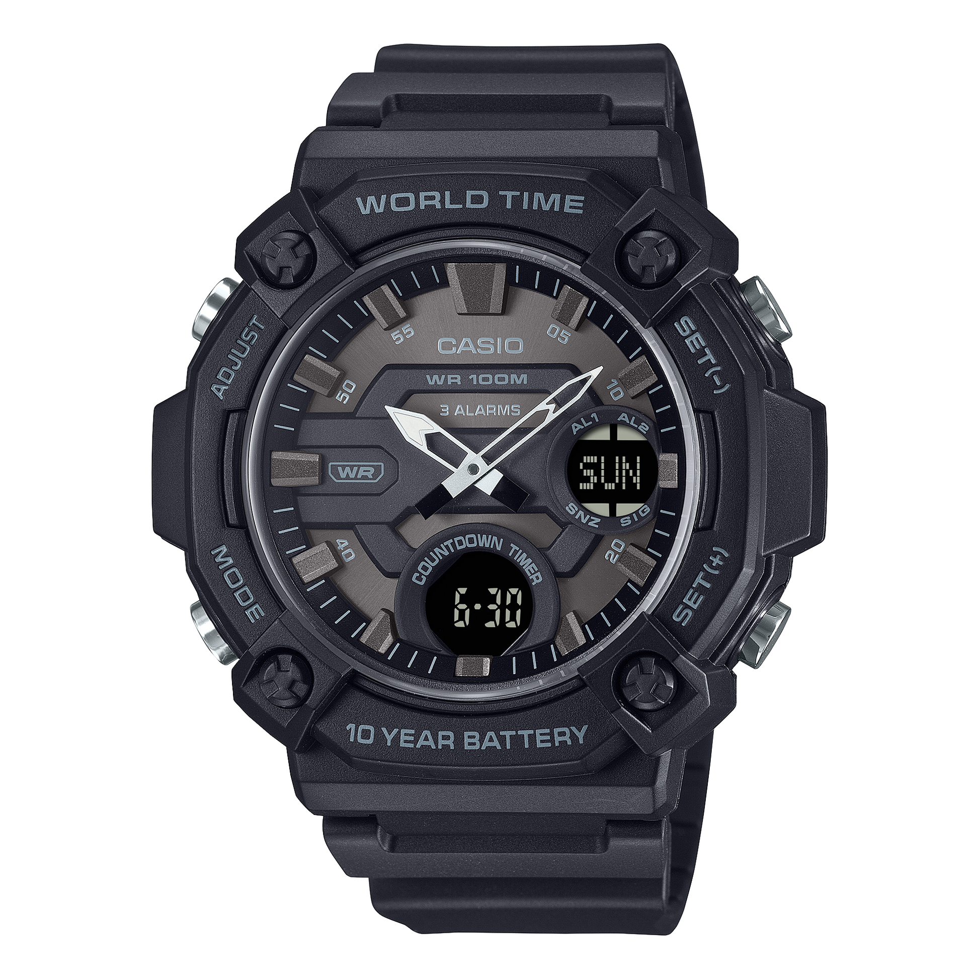 Casio AEQ120W-1BV Black