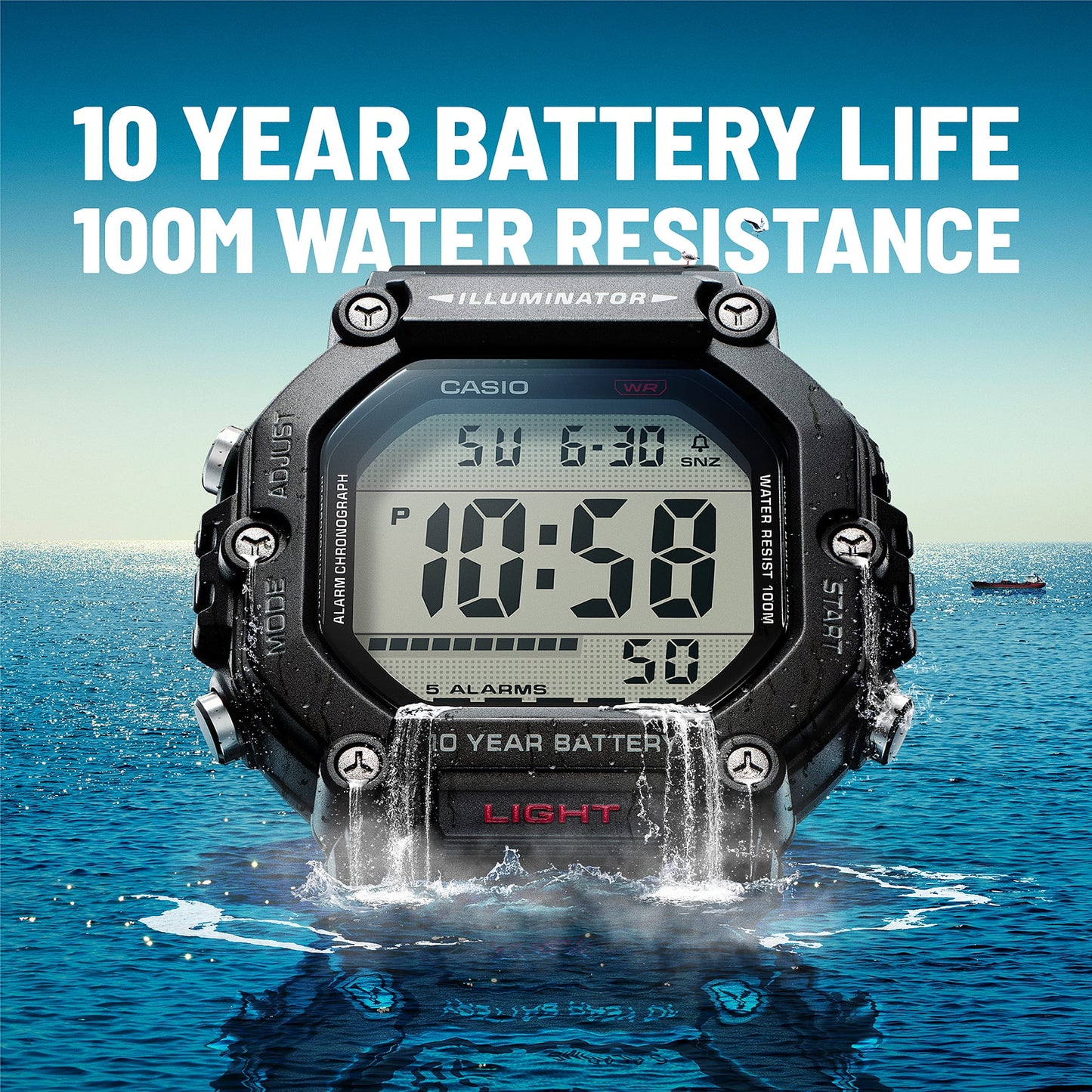 Casio AE1600H-1AV | Digital Black