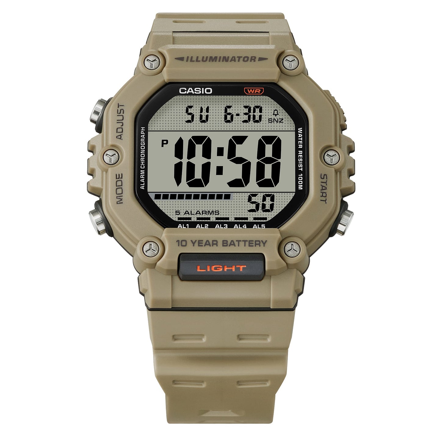 Casio AE1600H-5AV | Digital Brown