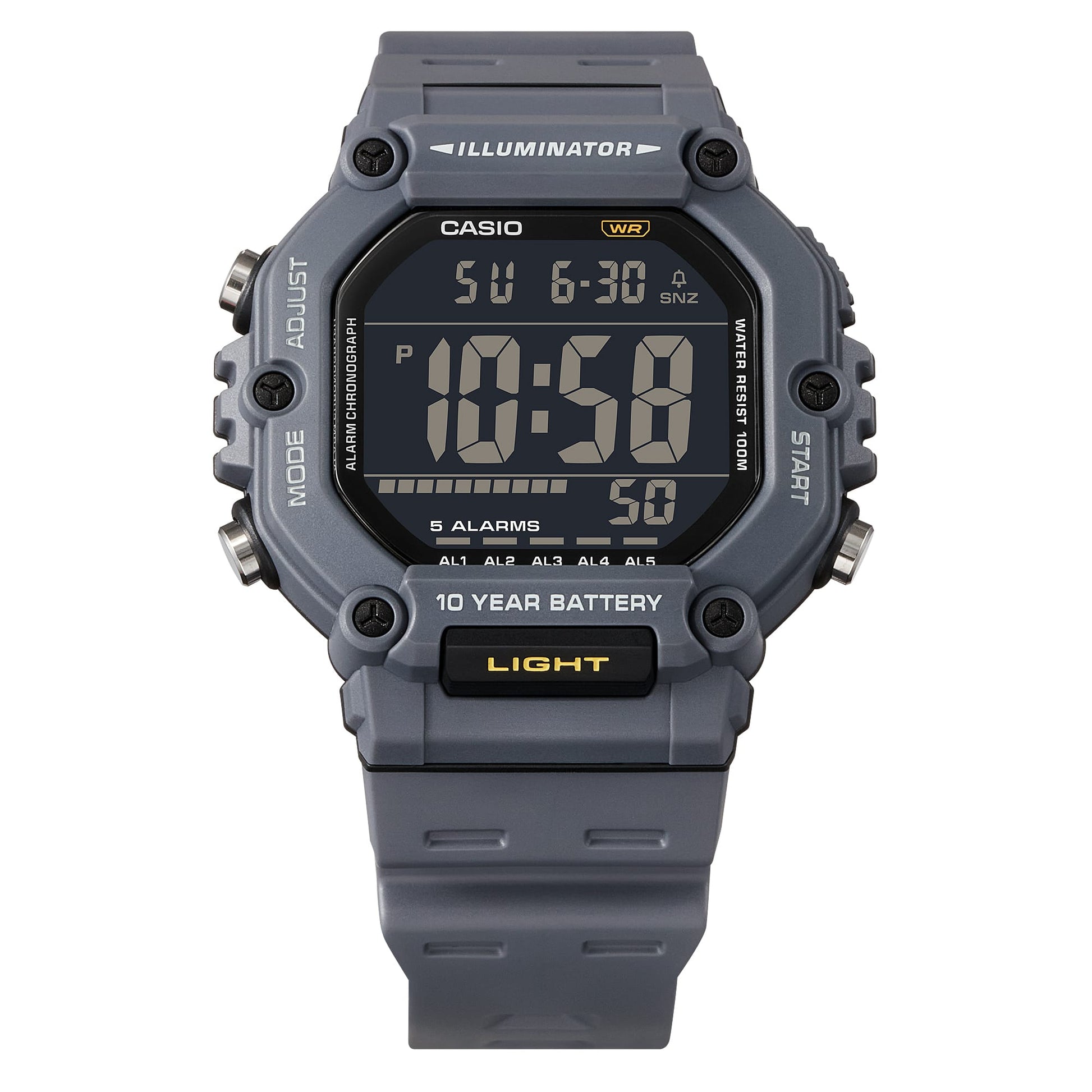 Casio AE1600H-8BV | Digital Gray