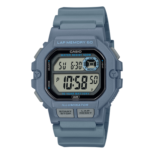 Casio WS1400H-2AV Blue, Light blue