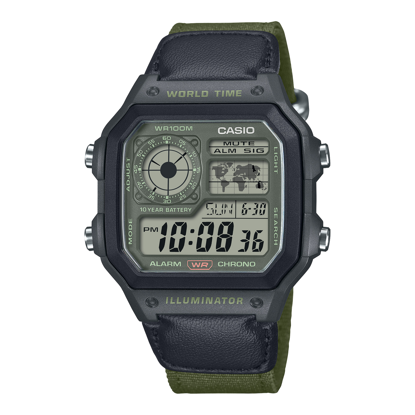 Casio AE1200WHUB-3AV Black