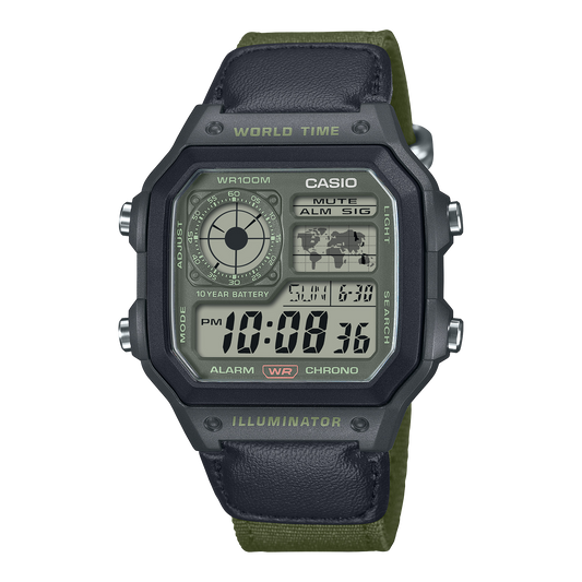 Casio AE1200WHUB-3AV Black