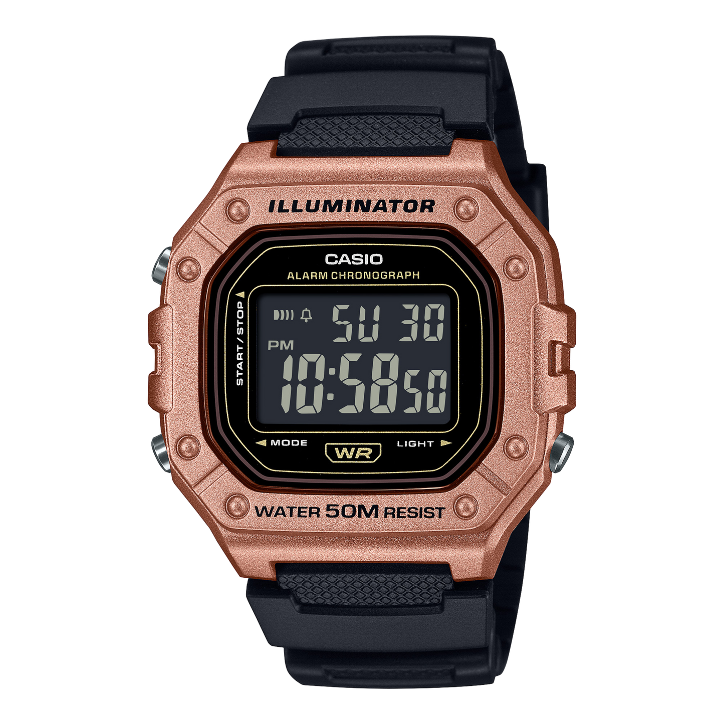Casio W218HM-5BV Brown