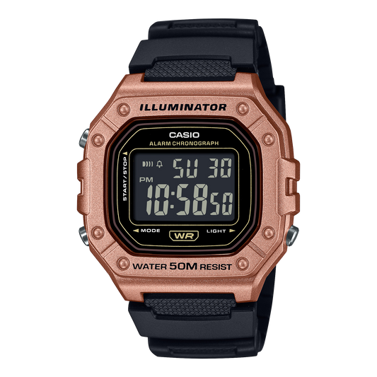 Casio W218HM-5BV Brown