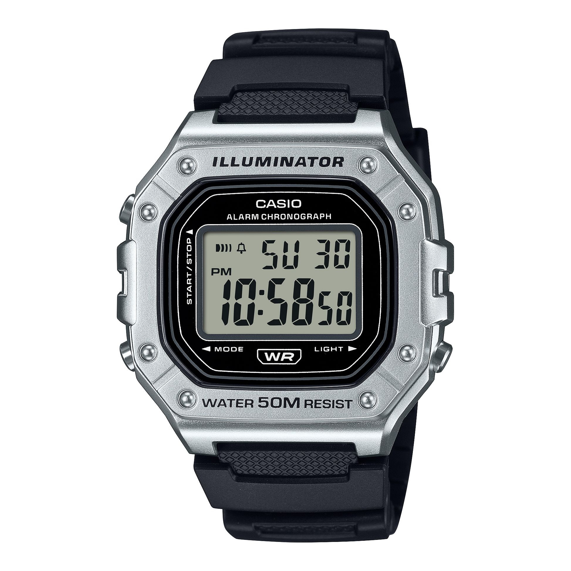 Casio W218HM-7AV Silver