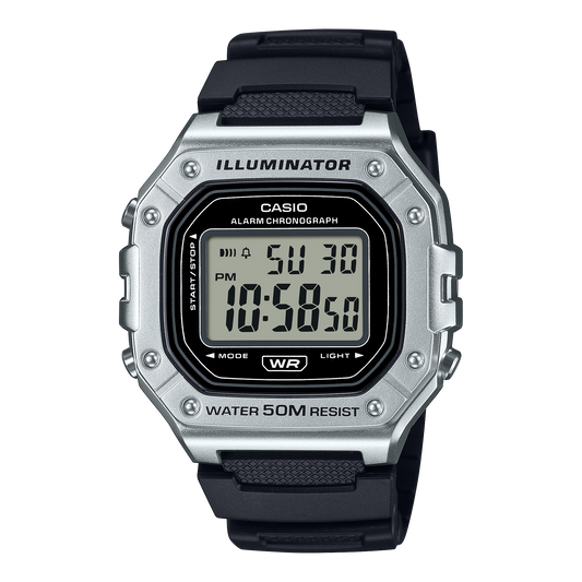 Casio W218HM-7AV Silver