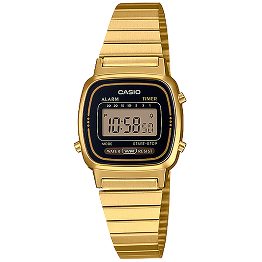 Casio LA670WGA-1 | Gold Metal Vintage Watch