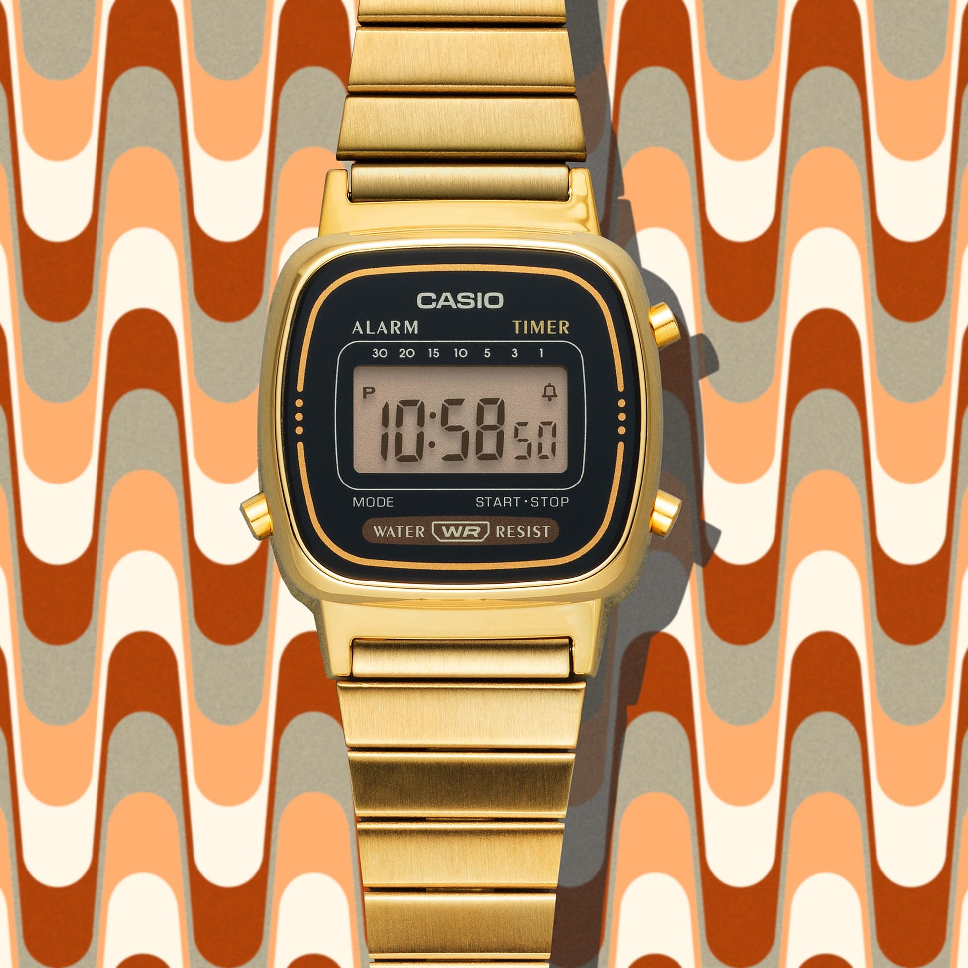 Casio LA670WGA-1 | Gold Metal Vintage Watch