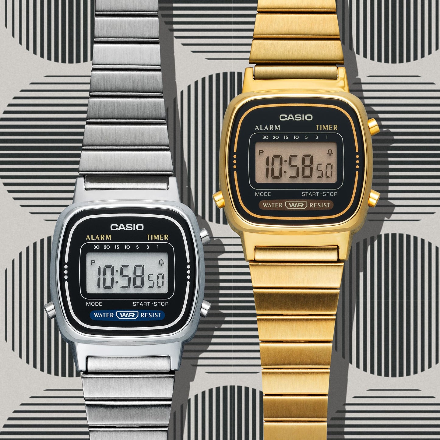 Casio LA670WGA-1 | Gold Metal Vintage Watch