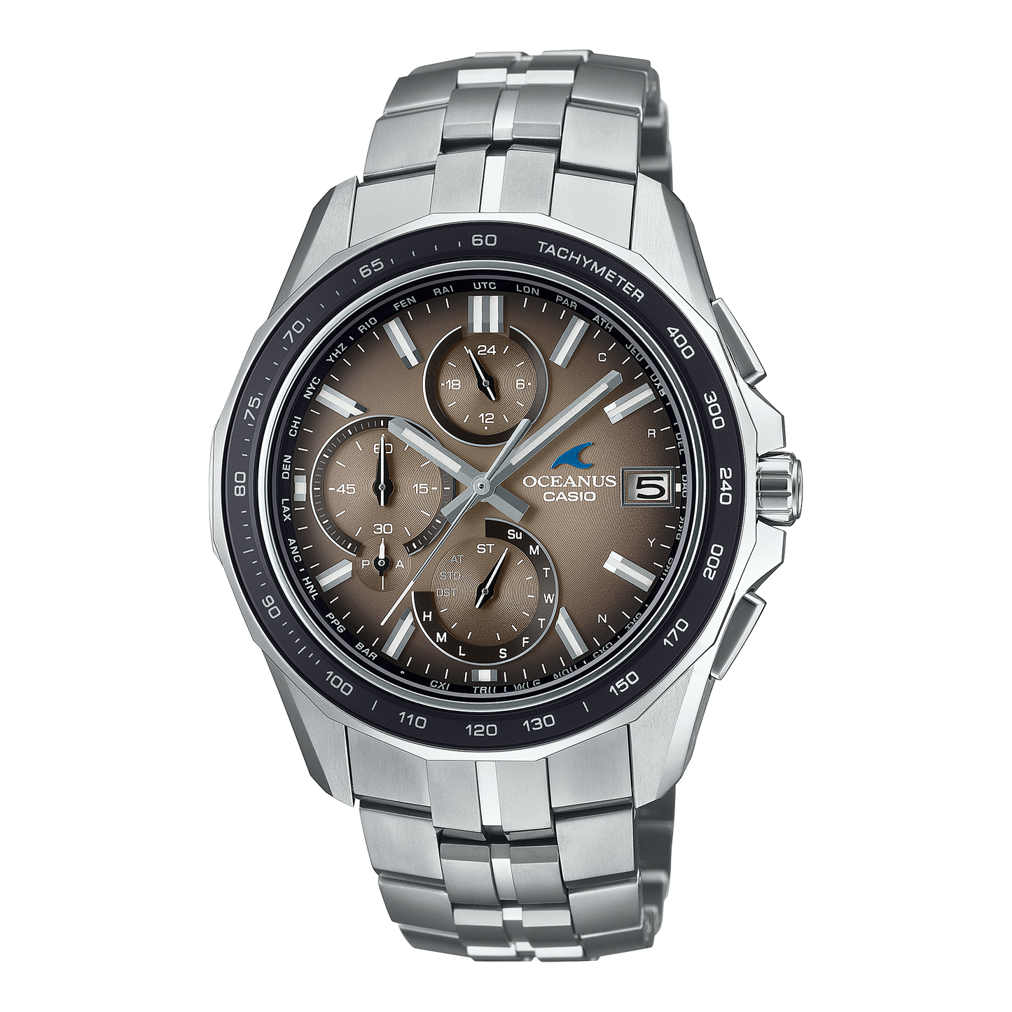 Casio OCWS7000RA5A | OCEANUS Manta Brown