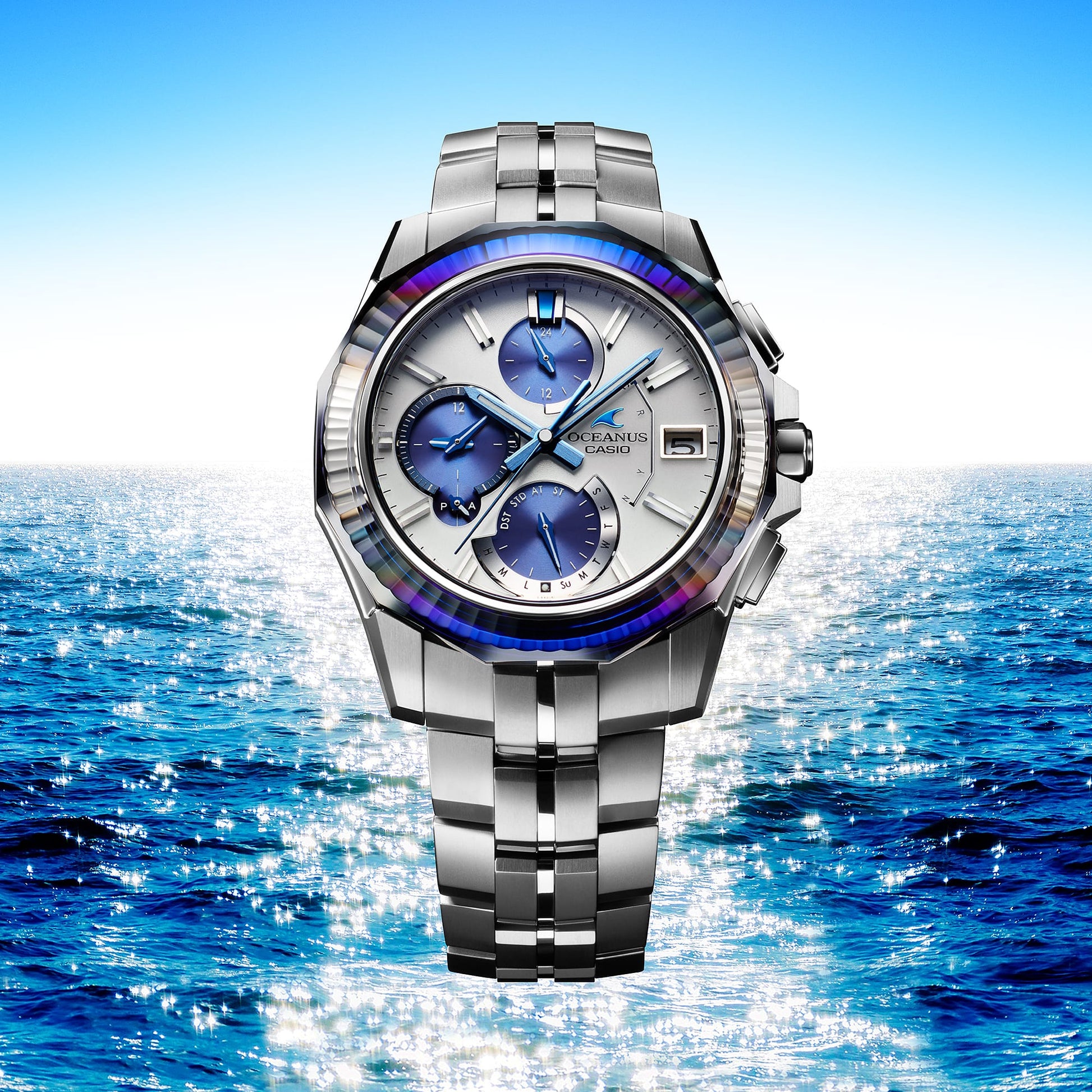 Casio OCWS6000PB7A | OCEANUS Manta Black