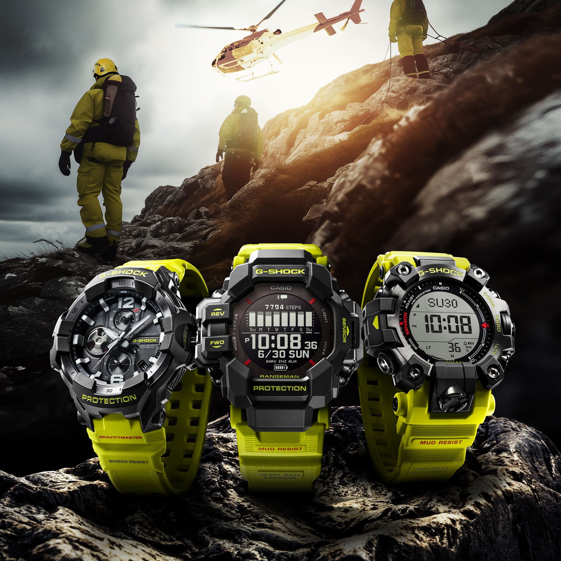 Casio GPRH1000RY1A | G-SHOCK MASTER OF G - LAND Black