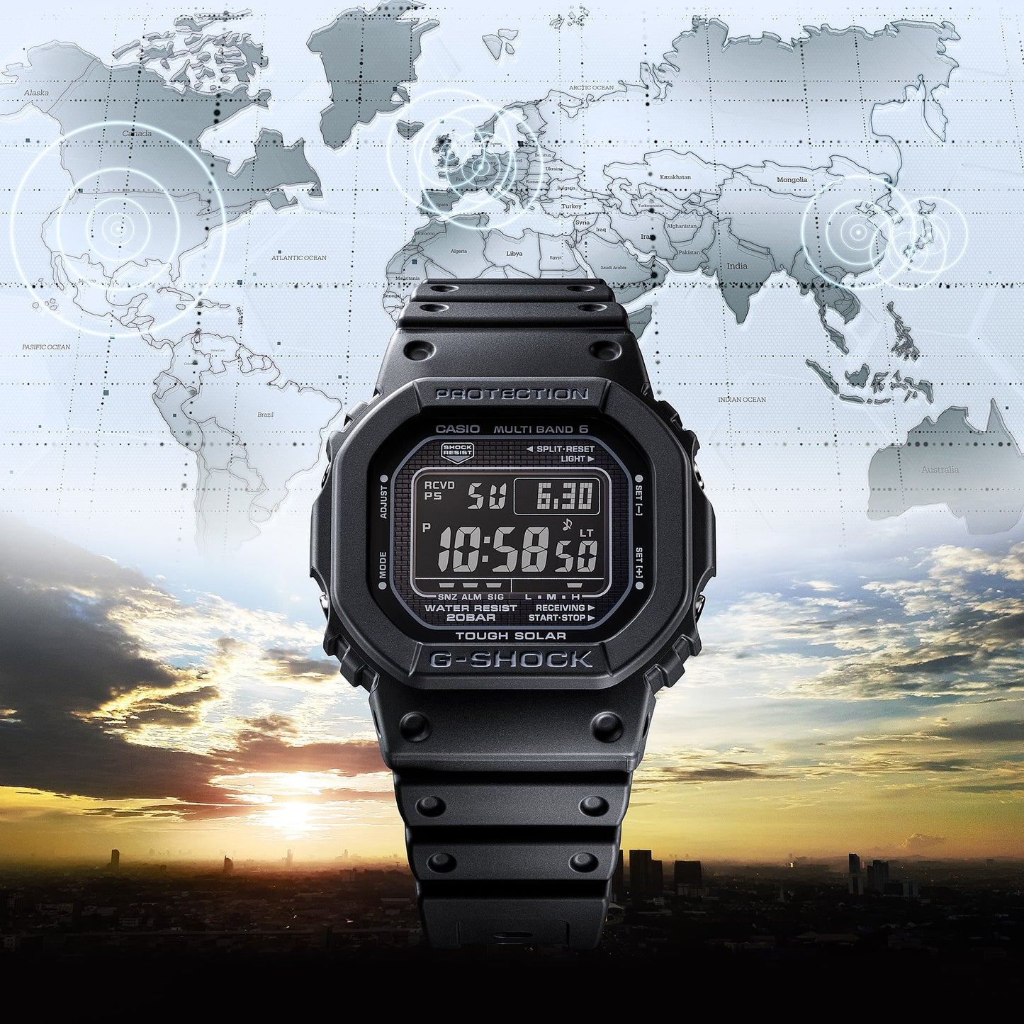 Casio GW5000HS-1 | G-SHOCK DIGITAL Black