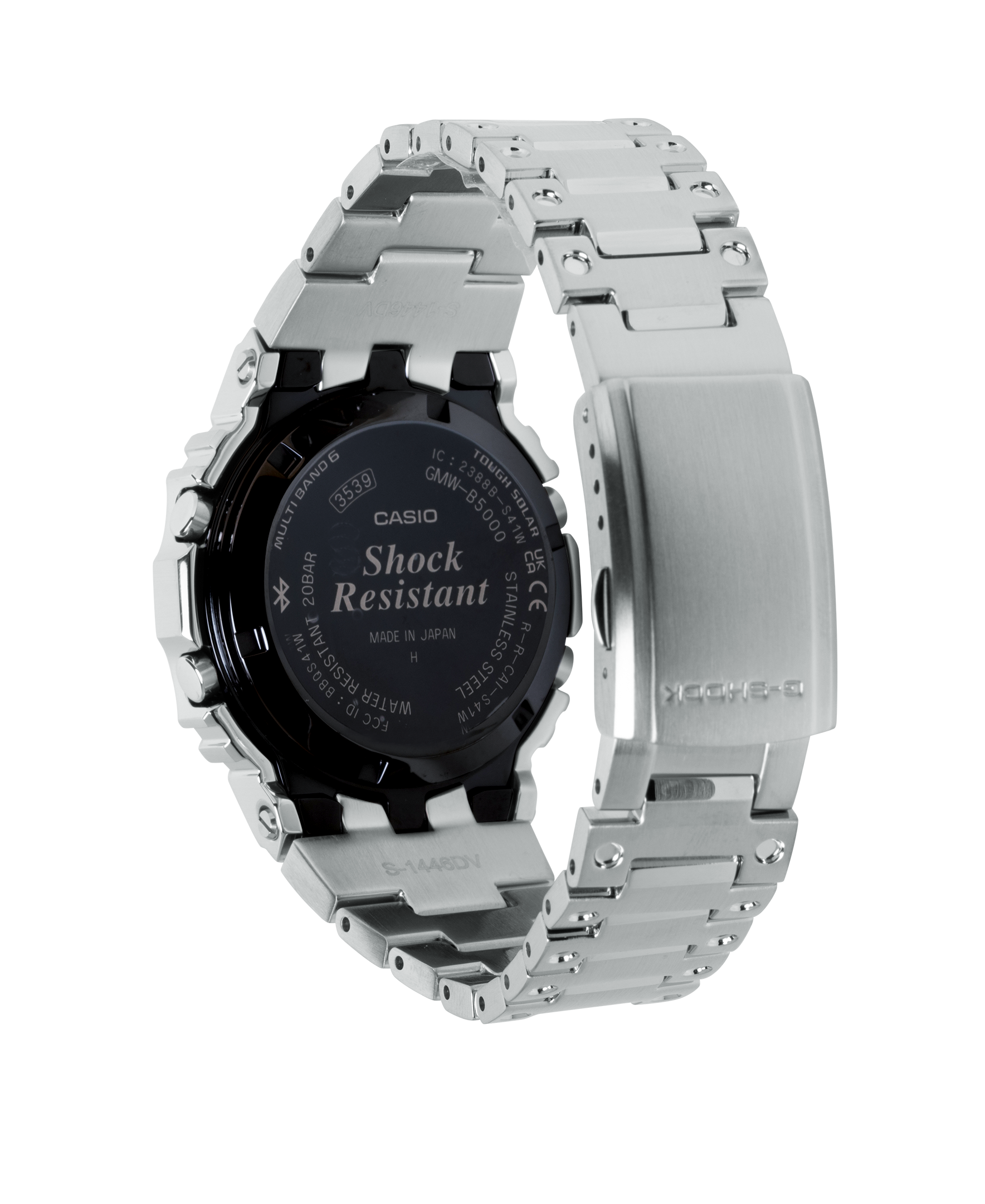 Casio GMWB5000D-3 | GMWB5000D-3 | Stainless Steel Watch in G-SHOCK Green | Casio