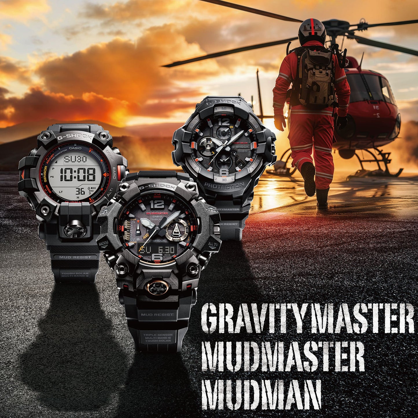 Casio GWGB1000EC1A | G-SHOCK MASTER OF G - LAND Black