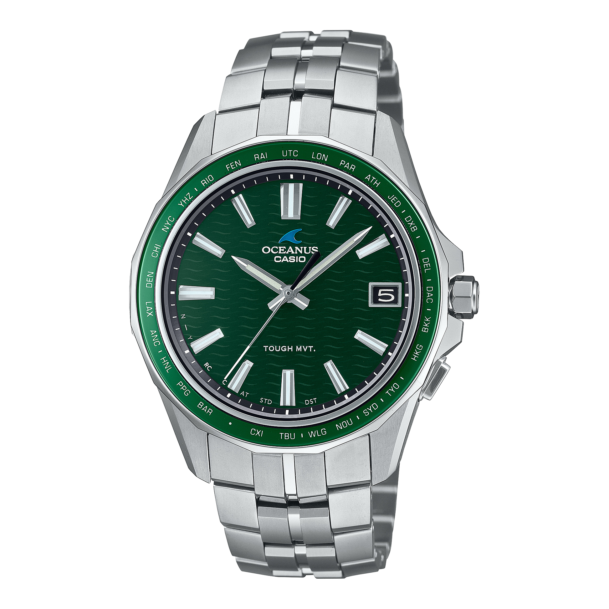 Casio OCWS400-3A | OCEANUS Manta Green