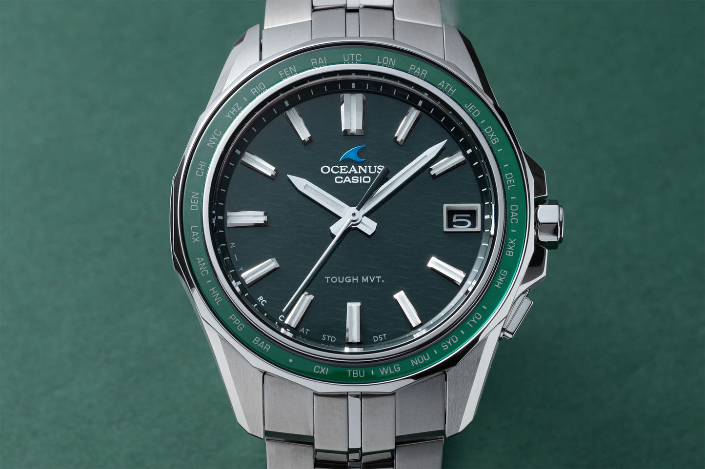 Casio OCWS400-3A | OCEANUS Manta Green
