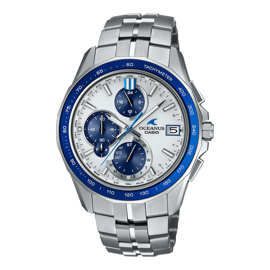 Casio OCWS7000D-7A | OCEANUS Manta Blue, Light blue