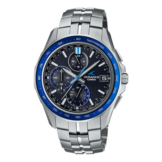 Casio OCWS7000-1A | OCEANUS Manta Blue, Light blue