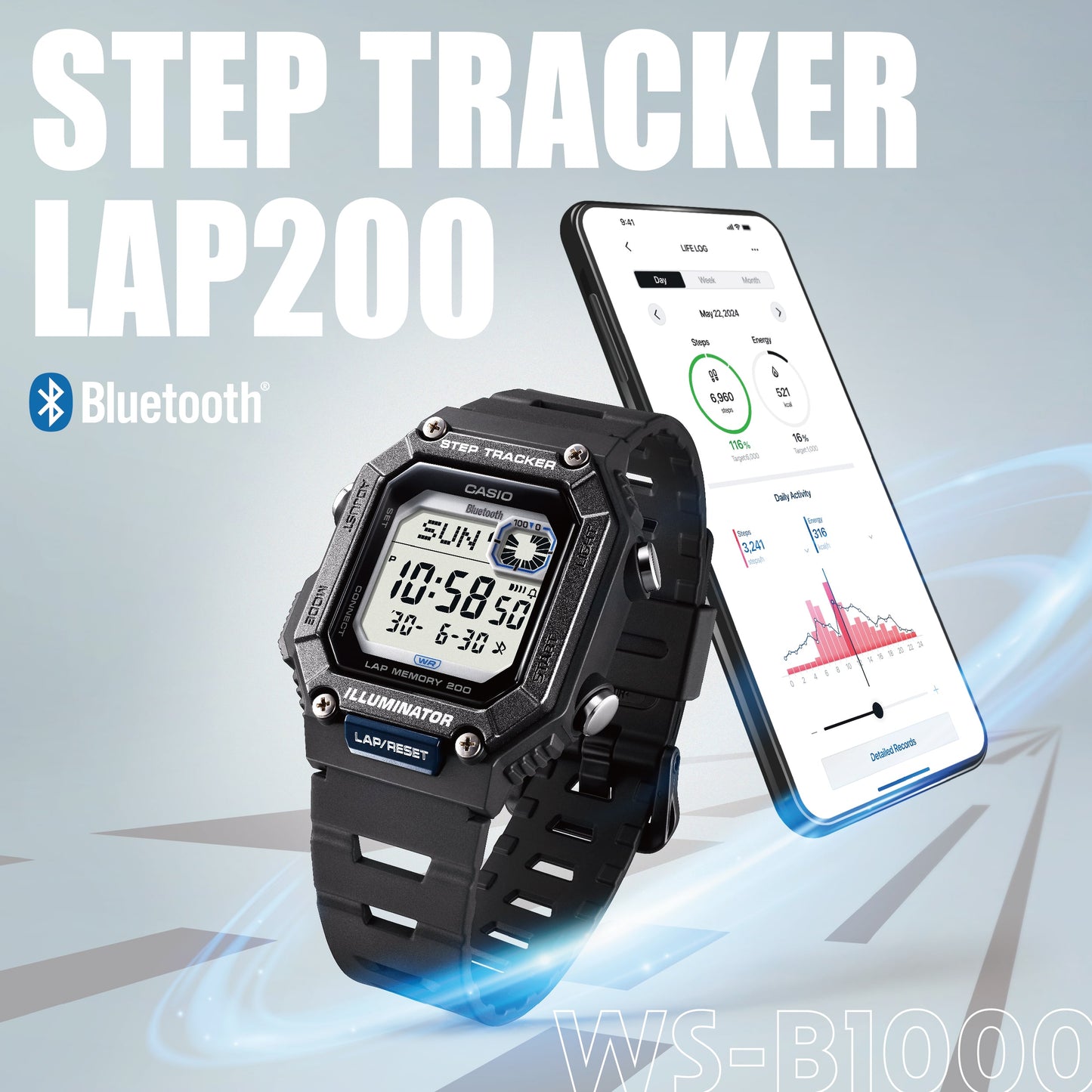Casio WSB1000-1AV Black