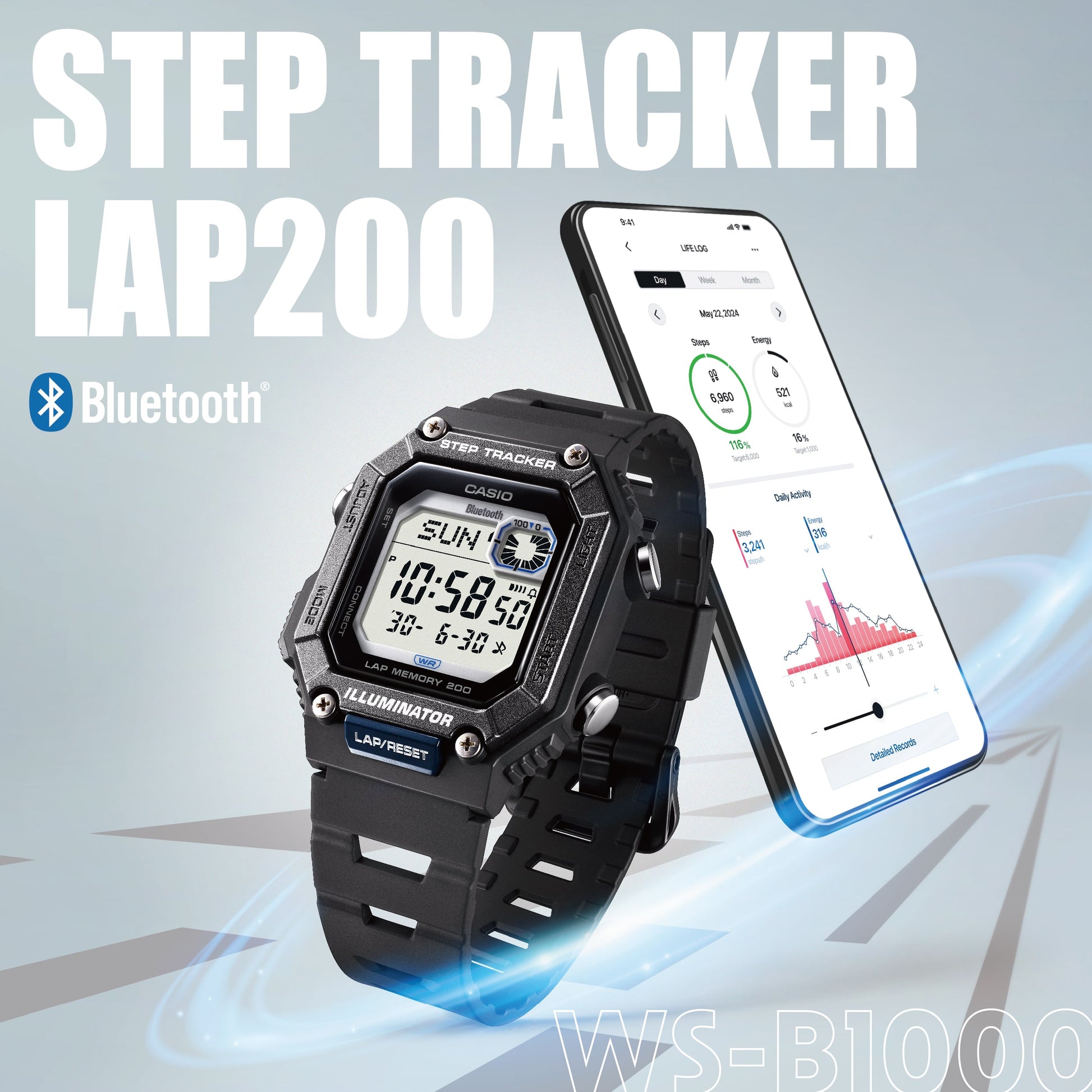 Casio WSB1000-1AV Black