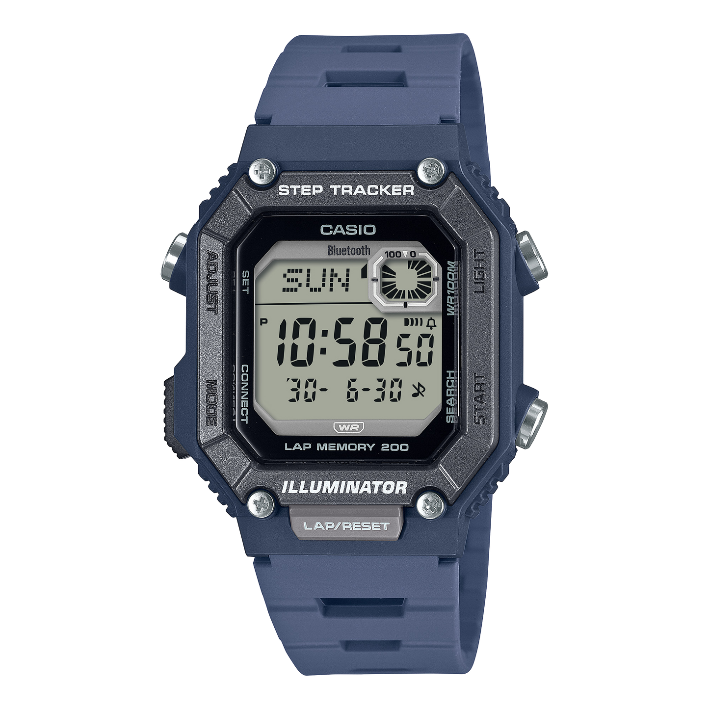 Casio WSB1000-2AV Blue, Light blue